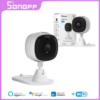 SONOFF CAM Slim WiFi Smart Security Kamera 1080P HD Judesio Signalizacija dvipusio Garso Scenos Jungtis EWeLink Alexa, Google 