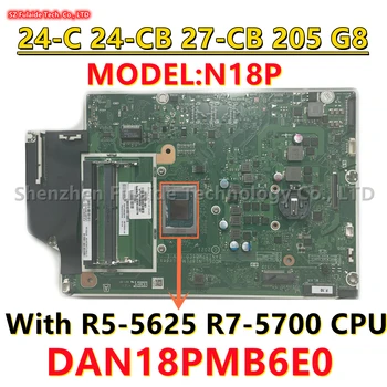 DAN18PMB6E0 MODELIS:N18P HP 24-C 24-CB 27-CB 205 G8 27-cb0244 AIO Plokštė Su R5-5625 R7-5700 CPU M82140-603 N01293-601