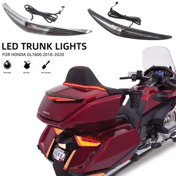 Motociklo 2018-2020 Kamieno Spoileris LED Posūkio Signalo Lemputė Honda GL 1800 Gold Wing 1800 Kelionių GKT oro Pagalvė 2018-2020