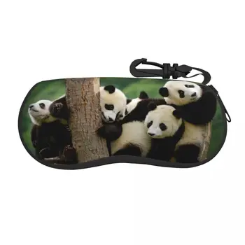 Panda Bear Akiniai Atveju Unisex Apsauginėje Dėžėje Akiniai Nuo Saulės Talpinimo Ins Akių Kontaktai Atveju