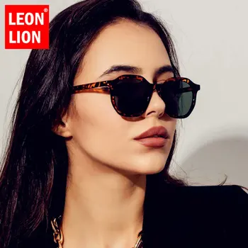 LeonLion 2023 Prabanga Aikštė Akiniai Nuo Saulės Moterims Vintage Akiniai Moterims/Vyrams Markės Dizaineris Akiniai Moterų Retro Gafas De Sol Mujer