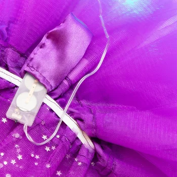 Moterų Žvaigždės China Tutu LED Neons Spalvinga Šokių Grupė Trumpą Suknelę Tutu Sijonai,Geltona