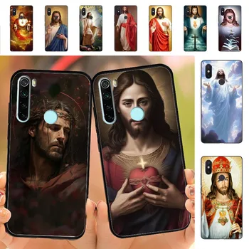 Jėzus Kristus telaimina tave Dievas Telefoną Atveju Redmi Pastaba 4 X 5 6 7 8 T, 9 9S 10 11 Pro 11S 11Epro PocoM3pro