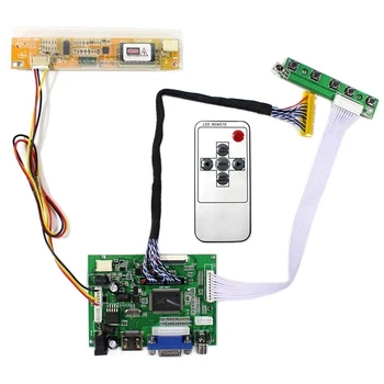 HDMI+VGA Kontrolės Valdyba Stebėti Rinkinys N154I2 LP154W01 LTN154W1-L01 LCD LED ekrano Valdiklio plokštės Tvarkyklės