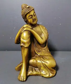 Kinija Budizmo Bronzos, Vario Šventykla Sakyamuni Miega Budos Statula, Skulptūra