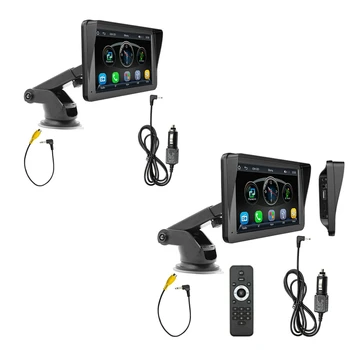 7 Colių Nešiojamas Belaidis Carplay Ekrano Carplay Mp5 Automobilinis Mp5 Grotuvas GPS Universalios