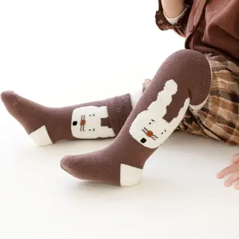 Animacinių Filmų Kūdikio Per Kelio Kojinių Triušis Modelis Korėjos Stiliaus Kūdikio Kojų Šilčiau Kūdikių Kojinės Rudenį&Žiemos Kūdikių Kojinės Berniukams