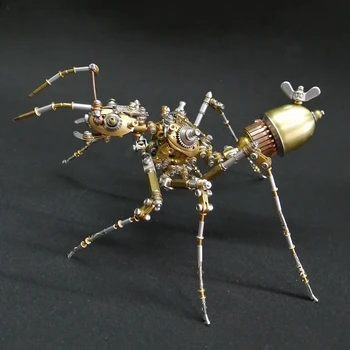 3D Dėlionės, Mechaninė Džiunglių Žygiuoja Skruzdėlės Metalo Modelio Rinkinio Steampunk Vabzdžių 