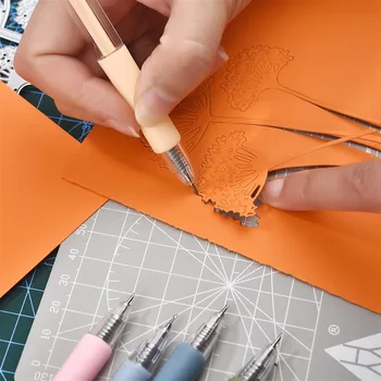 Saugos Peilis Pen Art Paper Cutter Tikslumo Amatų Lipdukai Scrapbooking Pjovimo Įrankiai, Nešiojamų Drožyba Peilis 