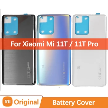 Originalus Pakeisti Galiniai Baterijos, Galinio Dangtelio Durų Būsto Xiaomi Mi 11T Pro 21081111RG 2107113SG 2107113SI 2107113SR Dalys Shell