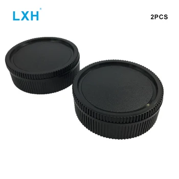 LXH LR Kamerą Priekinėje korpuso Dangtelis+Galinis Objektyvo Dangtelis Dangtelis Rinkinys, skirtas Leica R LR Mount Objektyvai 