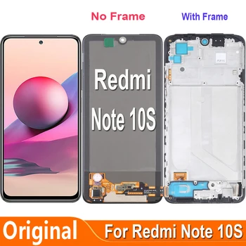 Originalą Xiaomi Redmi Pastaba 10S LCD Ekranas Jutiklinis Ekranas skaitmeninis keitiklis Surinkimas Pastaba 10S M2101K7BG M2101K7BI M2101K7BNY M2101K7BL