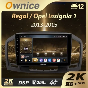 Ownice K6+ 2K už Buick Regal Opel Insignia 1 2009 - 2013 M. Automobilio Radijo Multimedia Vaizdo Grotuvas, Navigacija, Stereo GPS Android 12