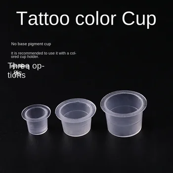 Siuvinėjimo reikmenys tatuiruotė spalvų puodeliai 1000 vienetų/krepšys didelis vidutinio ir mažo be pagrindo spalvų puodeliai