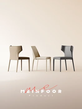 Dizaineris balno oda valgomojo kėdė namų šiuolaikinės paprastas kėdės viešbučio restorane valgomojo stalas, kėdės modelis kambario šviesos prabanga išmatose