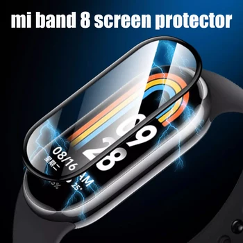 Ekrano apsaugos Mi juosta 8 7 6 5 4 NFC Stiklo Priedai Grūdintas Kino Miband5 miband6 už Xiaomi Mi juosta 4 5 6 7 8 filmas
