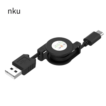 Nku USB A-Type C Nešiojamų Mokestis Duomenų Eilutė Bagažo Tipas-C Įkrovimo Teleskopinis Laido Samsung S8 