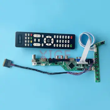 LCD Valdiklio plokštės Tinka N101L6 N101LGE CLAA101NB01A USB+AV+HDMI+VGA 10.1