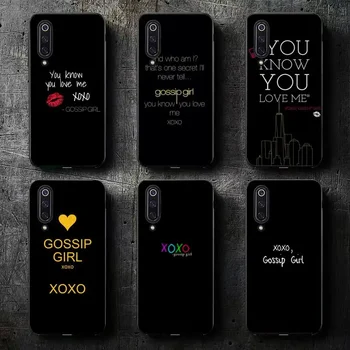Jūs Žinote, Love Me XOXO Gossip Girl Telefono dėklas Samsung Galaxy A02 A12 A13 A22 A32 A41 A51 A53 A71 A73 Shell