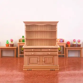 Kūrybos Sumodeliuota Spintelė Lėlių Namelio Baldai Lėlių Kabineto Mini Dydžio Scenos Išdėstymas