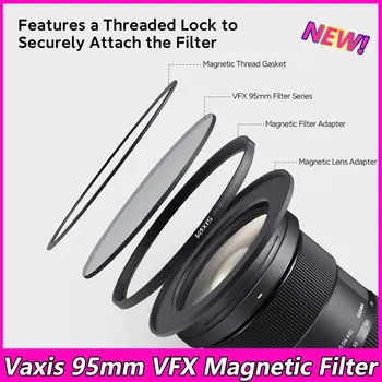 Vaxis 95mm VFX Magnetinio Filtro Adapterio Žiedas Rūkas ND Lauko ND Grynas/Black Mist Filtro Rinkinys, Skirtas DSLR Mirrorless Fotoaparatai