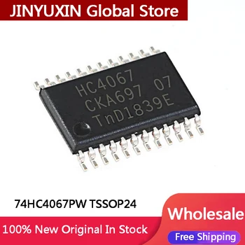 10-100vnt 74HC4067PW HC4067 TSSOP24 multiplexer jungiklis išsprendimo IC Chip Sandėlyje, Didmeninė