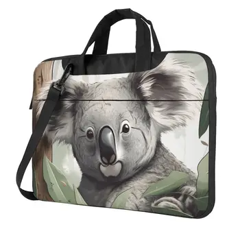 Koala Nešiojamojo kompiuterio Krepšys Vektoriaus Butas Gyvūnų Iliustracijos stilius 