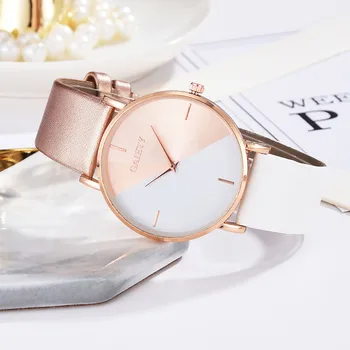 Drabužių Priedai Šviesos Prabanga Geometrinis Susiuvimo Stilius Ponios Žiūrėti Madingi Paprasta Stiliaus Kvarcinis Laikrodis Reloj Mujer