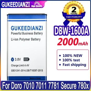 GUKEEDIANZI Bateriją DBW-1600A DBW1600A 2000mAh už Doro 7010 7011 7781 Saugus 780x Mobiliojo Telefono Baterijas