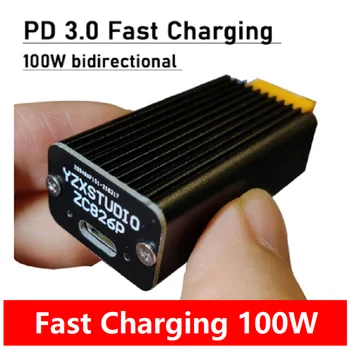 IP2368 100W dvikryptis PD 3.0 Greito Įkrovimo modulis buck-boost greitai Įkrauti valdybos 4S ličio baterija XT60 tipo-c USB
