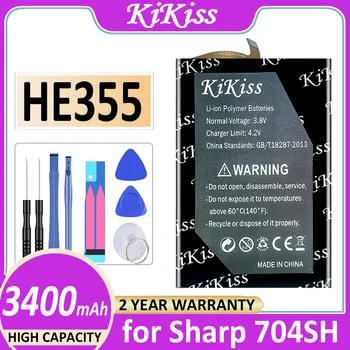 KiKiss Baterija HE355 3400mAh Aštriu 704SH Bateria