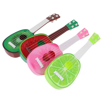 4PCS Mini Ukulėle Žaislas Vaikams, Vaikų Muzikos Instrumentas, Berniukų ir Mergaičių Žaislas Atsitiktinis Stilius