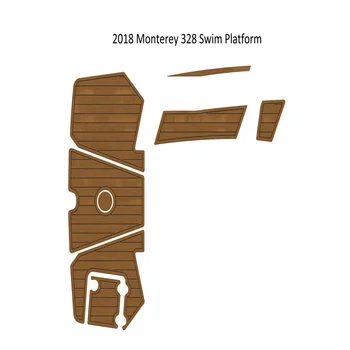 2018 Monterey 328 Plaukti Platforma Žingsnis Trinkelėmis Valtis EVA Putų Dirbtiniais Tiko Denio Grindų Kilimėlis
