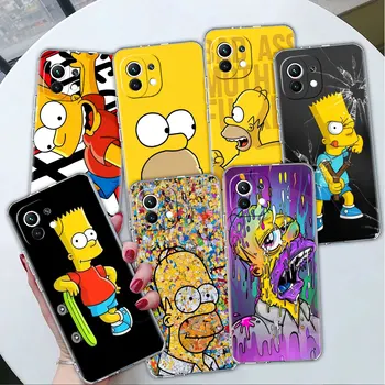 Juokinga Homer Simpson Aiškiai Xiaomi Mi Poco X3 NFC M3 Pro F3 F1 11 Lite 12 10 Pastaba 11T 9T Pocophone F1 Telefono Dangtelį