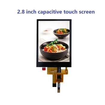 2.8 colių IPS Full-vaizdas spalvotas TFT LCD ekranas SPI sąsaja 240*320 ST7789V vairuotojo chip pramonės ekranas