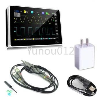 Dual-Channel Digital Jutiklinis Tablet Oscilloscope 100MHz Pralaidumo 1GSa/s debitas 7 colių