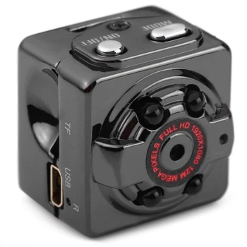 Mini Kamera Infraraudonųjų spindulių Naktinio Nešiojamų Mažas Fotoaparatas Oro Diktofonas SQ8
