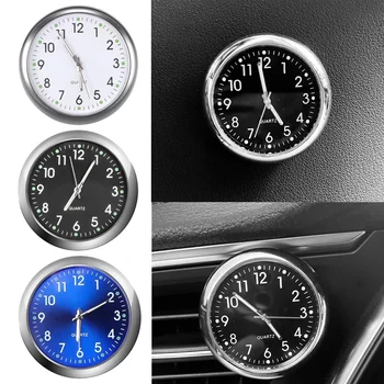 Automobilių Laikrodis Šviesos Automobilių Vidaus Klijuoti Ant Mini Skaitmeninis Žiūrėti Mechanika Kvarciniai Laikrodžiai Auto Ornamentas, Automobilių Reikmenys