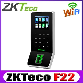 ZKTeco F22 WiFi Biometrinių Pirštų Atspaudų Laiko Lankomumo Prieigos Kontrolės Terminalas Parama Įvairių Kalbų Nemokamai ZKAccess3.5 Programinė įranga