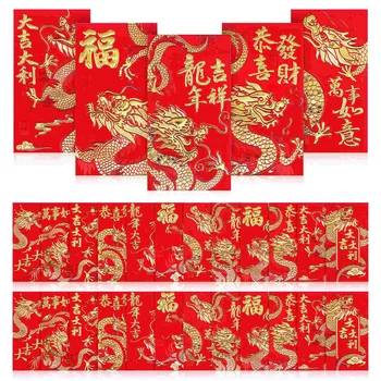 36 Vnt Raudona Vokai Kinijos Raudona Paketas, Nauji Metai Raudona Vokai Kinijos Tradicinės Raudona Kišenėje
