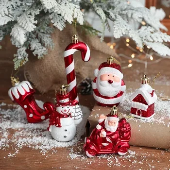Plastikiniai Kalėdų Kojinės Ramentus Kabantys Papuošalai Kalėdų Eglutės Dekoracijos, Rekvizitas, Kalėdų Dekoracijos
