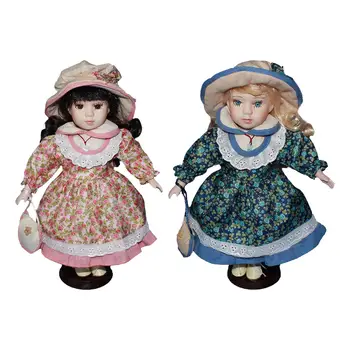 Miniatiūriniai Porceliano Duomenys Moteris Keraminės Lėlės, už Ornamentu Gimtadienis Vaikams