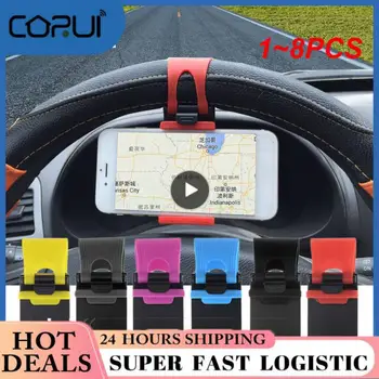 1~8PCS Universalus Automobilinis Laikiklis Automobilinis Vairas Telefono Laikiklis Klipas Stovėti Elastinga Sagtis GPS Navigatorius tvirtinimas