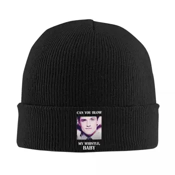 Josh Hutcherson Gali Jums Smūgis Mano Švilpukas Kūdikių Meme Megzti Skrybėlę Beanies Žiemos Skrybėlę Šiltas Gatvės Kepurės Vyrams, Moterims