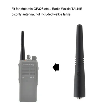 1pcs 9cm UHF 400-470Mhz / 330-390MHz/ VHF 136-174MHz Stubby Antena 