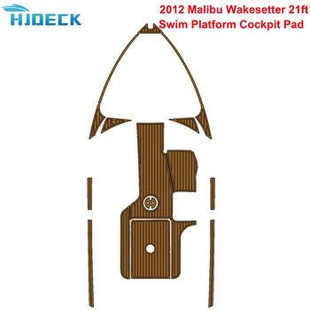 2012 m. Malibu Wakesetter 21ft Plaukti Platforma Kabinos Valtis Padengti Priedai EVA Putų Tiko Denio Grindų Pad Mat Pritaikoma