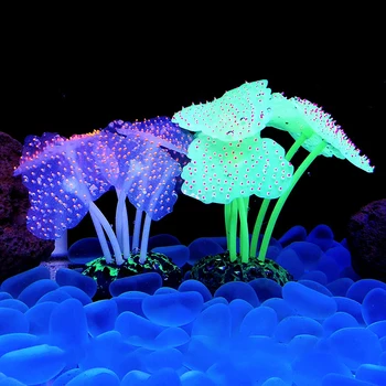 Šviesos Koralų Modeliavimas Silikono Koralai Povandeninio Kraštovaizdžio Dekoro Žuvų Bakas Kraštovaizdžio Koralų Reikmenys, Akvariumo Reikmenys