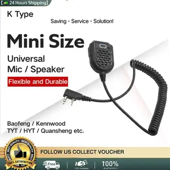 2 Pin TR Garsiakalbis Mikrofonas Pakeisti Kenwood/Baofeng UV-5R BF-888s Radijo Walkie Talkie Mic TR Radijo Mikrofonas