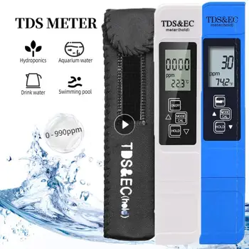Skaitmeninis Vandens Kokybės Testeris TDS EB Metrų Diapazone 0-9990 Daugiafunkcinis Vandens Grynumas Temperatūros Matuoklis TEMP PPM Testeris Analizatoriai