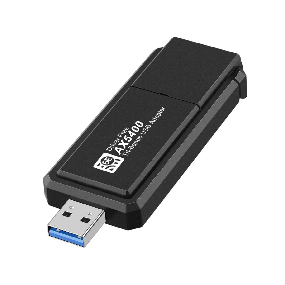 5400Mbps USB 3.0 Belaidžio Tinklo plokštė-WiFi 6E Tri-Band 2.4 G 5G 6G Adapteris Gigabit Ethernet USB Dongle for Windows 10 11